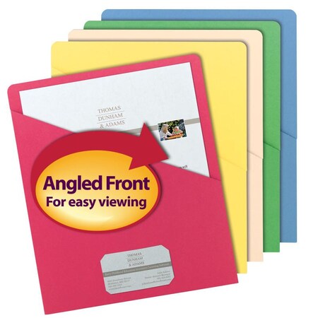 Smead Jacket, File, Expndng, Ltr, Ast, PK25 SMD75425